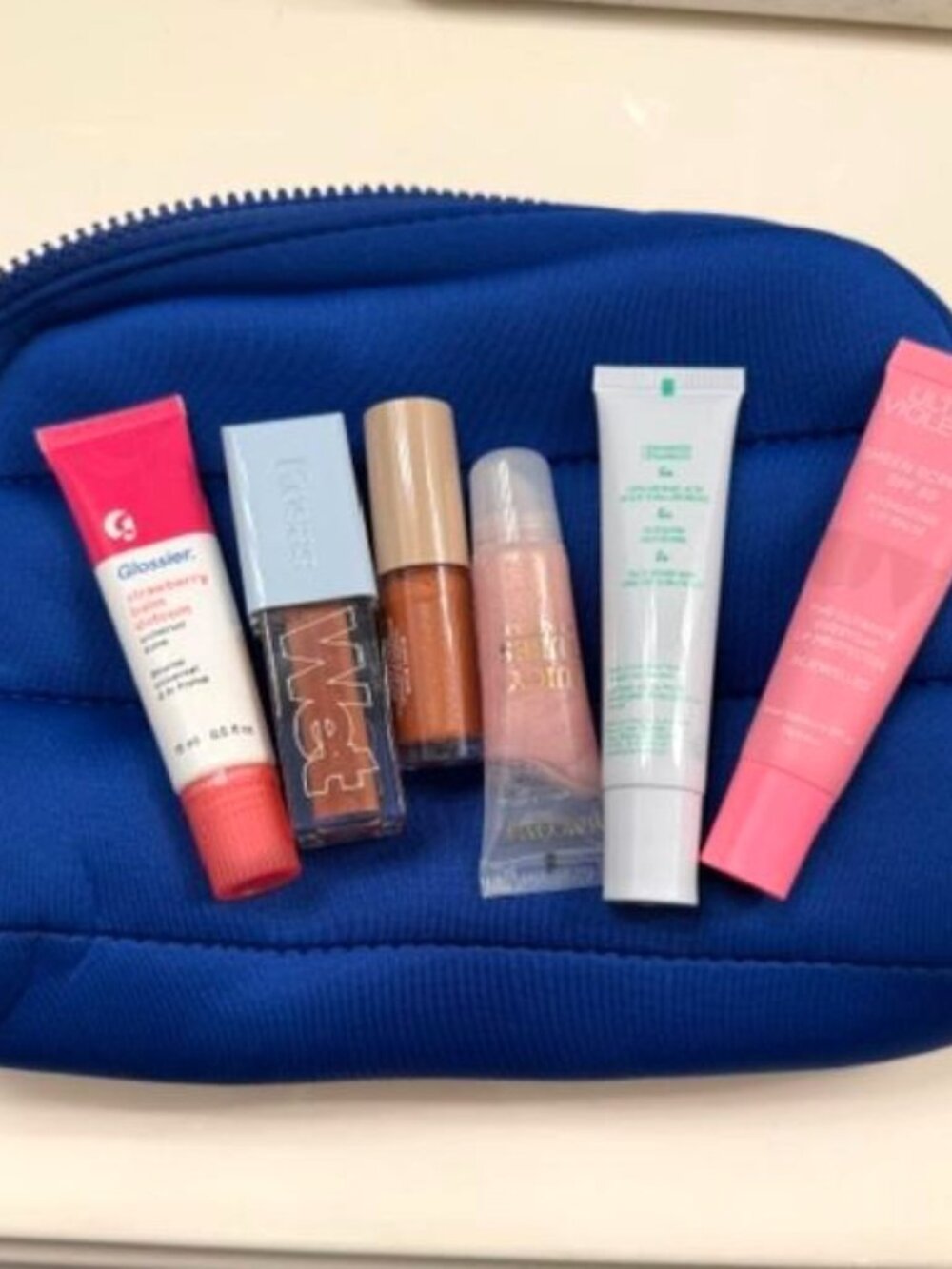 Glossier Ultra Violette Juicy Tubes Fenty Sephora bag 6 lip balms and glosses
